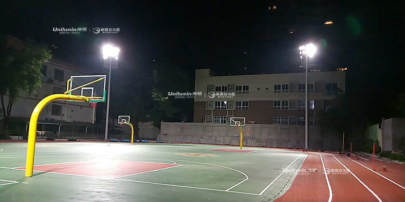 广州华颖外国语学校运动场LED体育照明项目