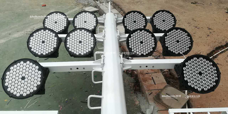 广州华颖外国语学校运动场LED体育照明项目